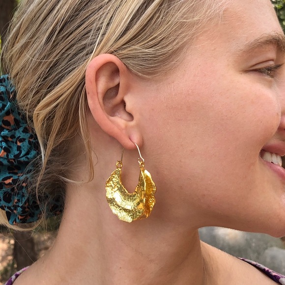 🐚🍃Texture Earrings!☀️ - Picture 6 of 11